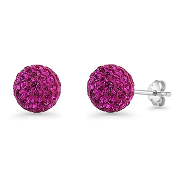 Full Ball Stud Earrings